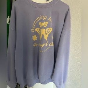 lavender PacSun crewneck